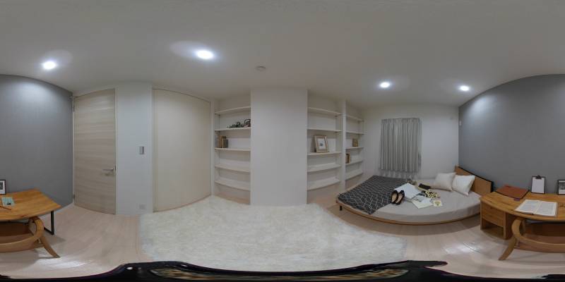 パノラマ画像洋室