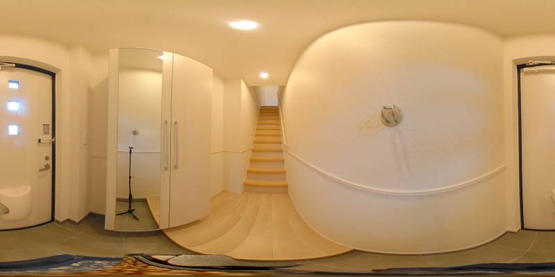 パノラマ画像玄関