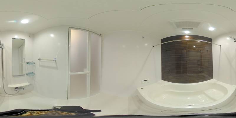 パノラマ画像バスルーム