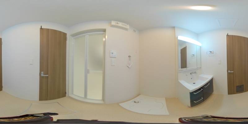 パノラマ画像洗面所