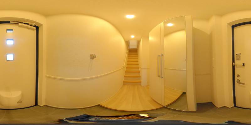 パノラマ画像玄関