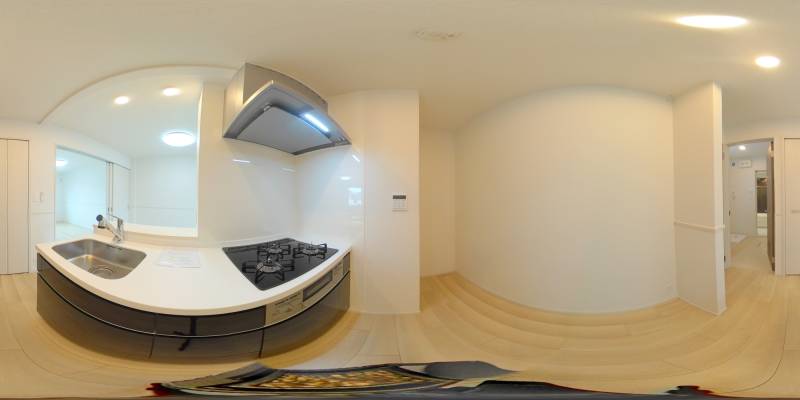 パノラマ画像キッチン