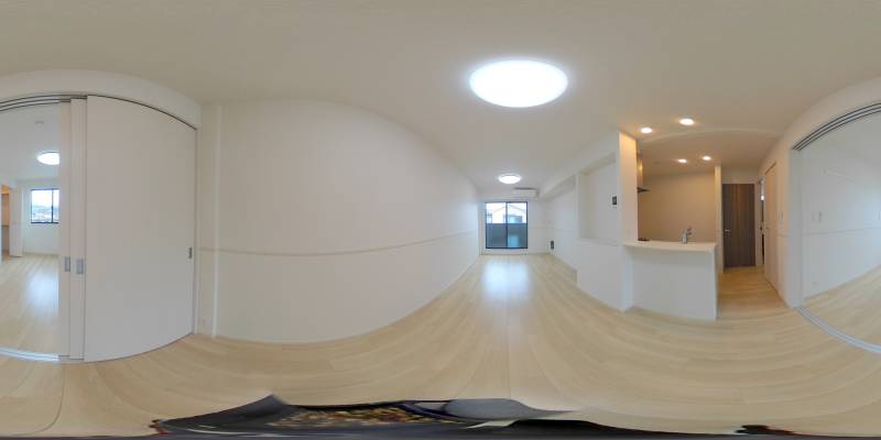 パノラマ画像リビング