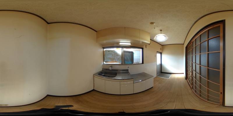 パノラマ画像キッチン