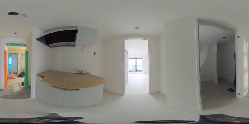 パノラマ画像キッチン