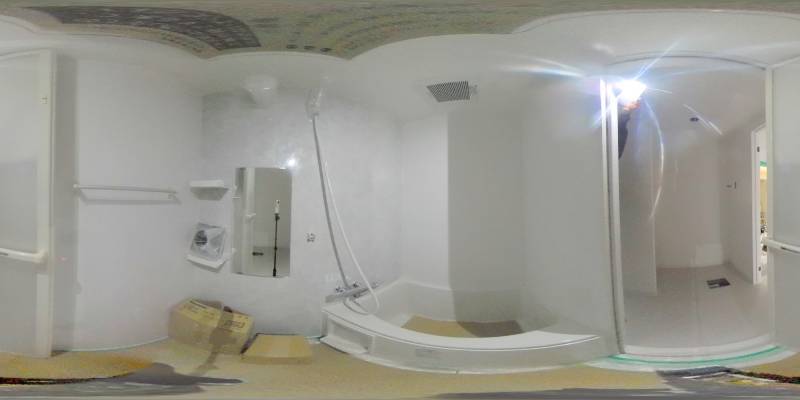 パノラマ画像バスルーム