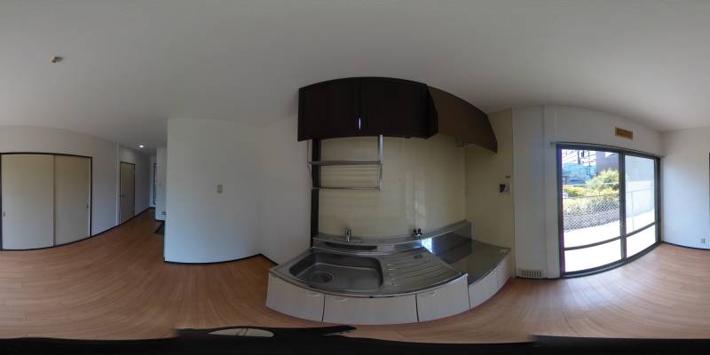 パノラマ画像キッチン