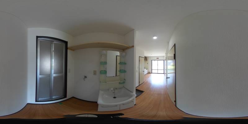 パノラマ画像洗面所