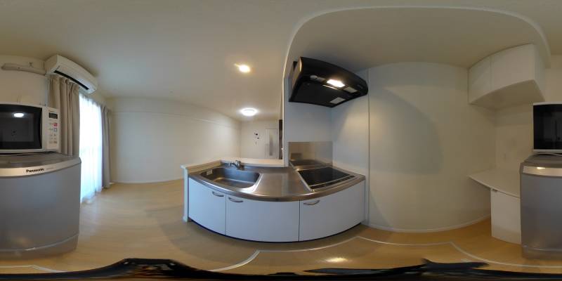 パノラマ画像キッチン