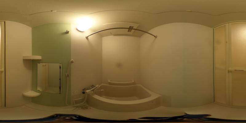 パノラマ画像バスルーム