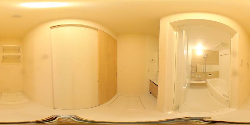 パノラマ画像バスルーム