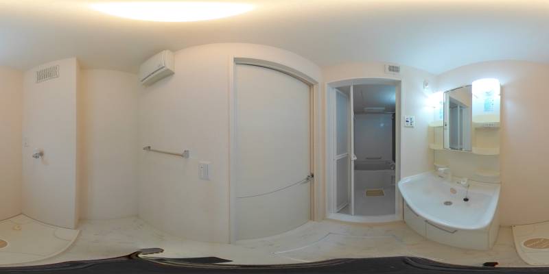 パノラマ画像洗面所