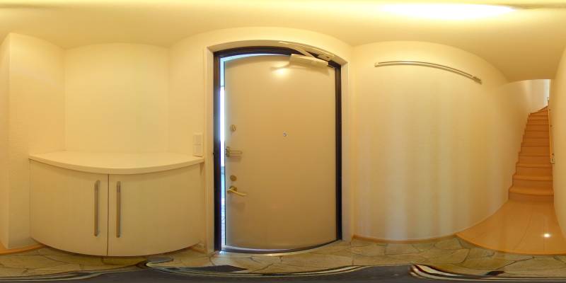 パノラマ画像玄関