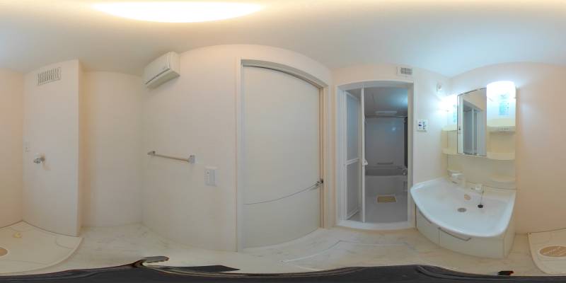 パノラマ画像洗面所