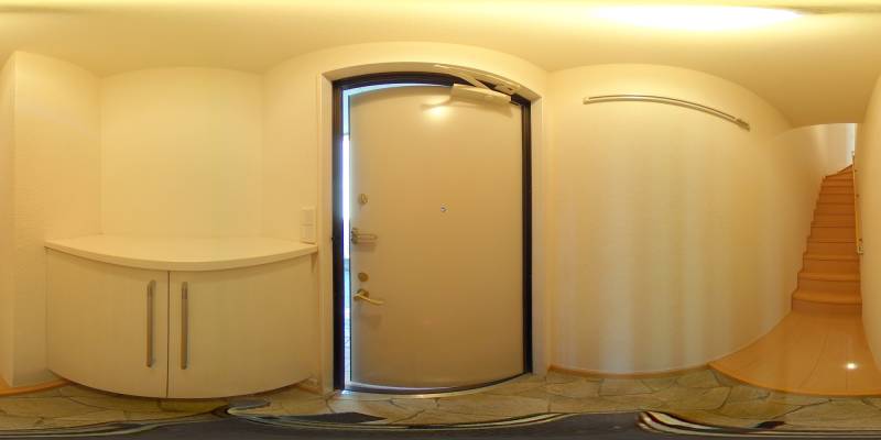 パノラマ画像玄関