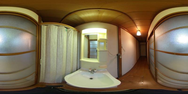 パノラマ画像洗面所