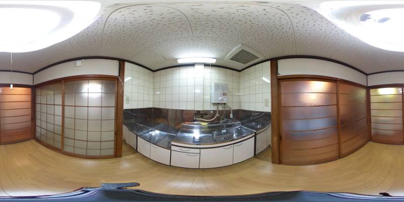 パノラマ画像キッチン