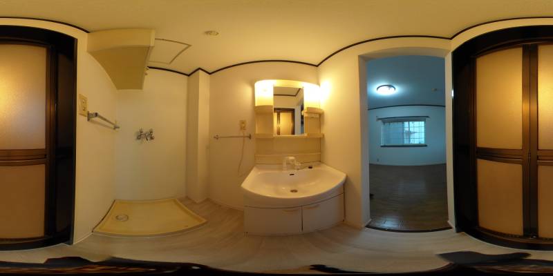 パノラマ画像洗面所