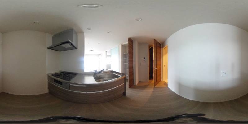 パノラマ画像キッチン