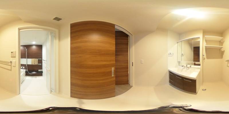 パノラマ画像洗面所