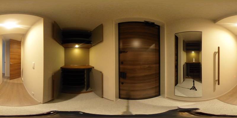 パノラマ画像玄関