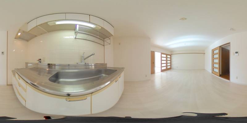 パノラマ画像キッチン