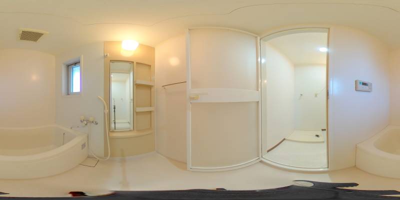 パノラマ画像バスルーム