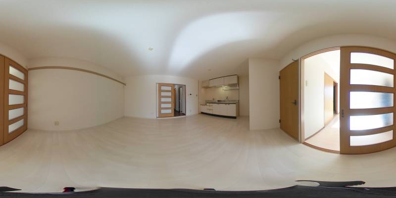 パノラマ画像リビング