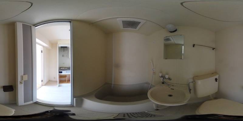 パノラマ画像バスルーム