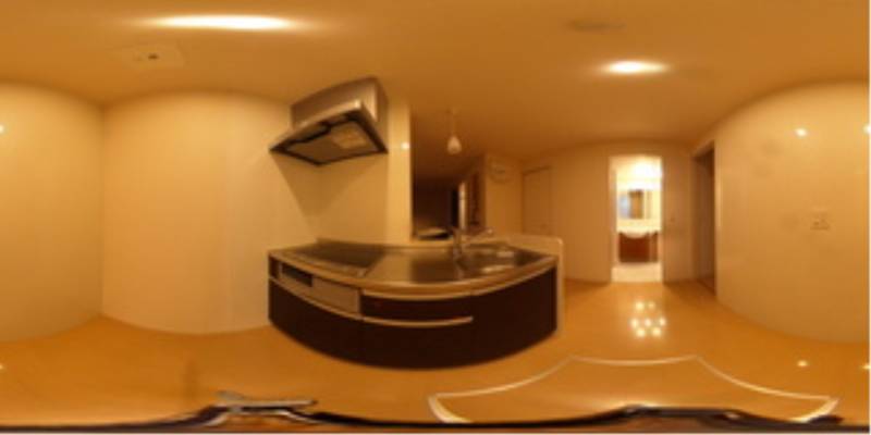 パノラマ画像キッチン