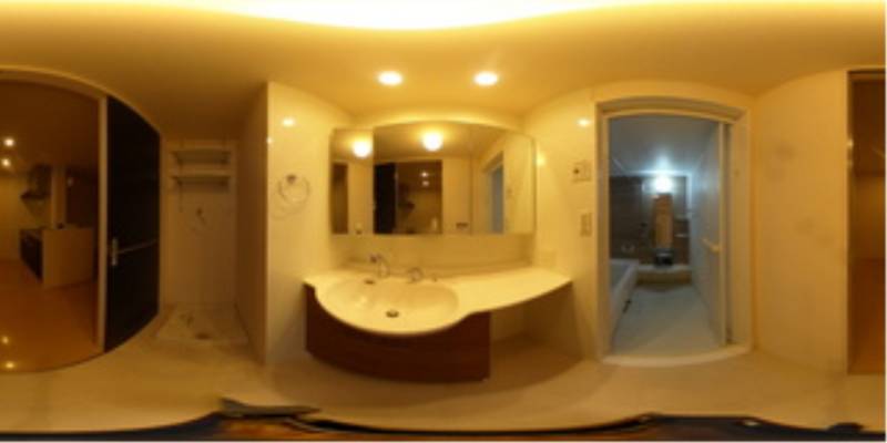 パノラマ画像洗面所