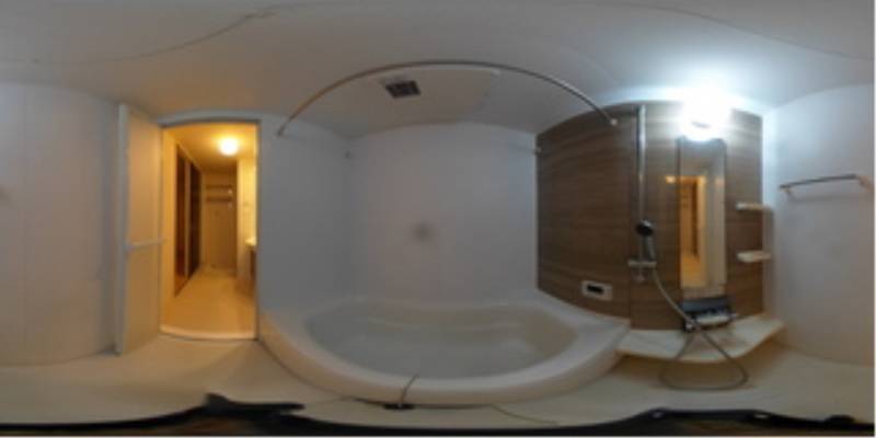 パノラマ画像バスルーム