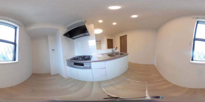 パノラマ画像キッチン