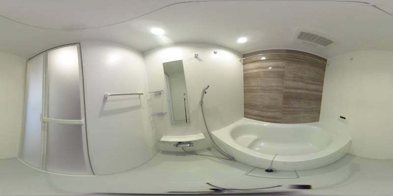 パノラマ画像バスルーム