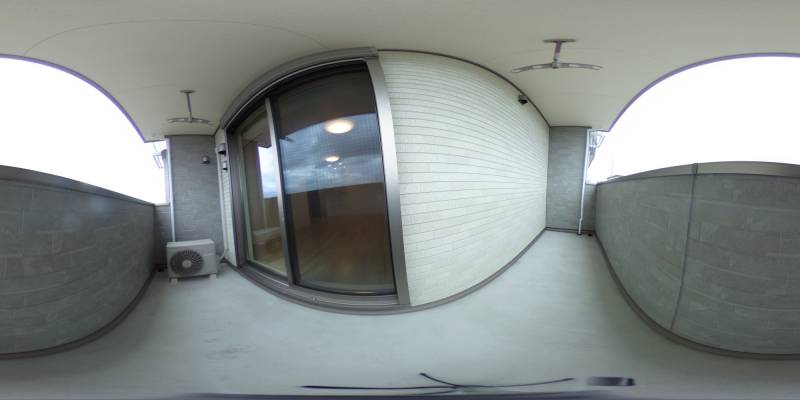 パノラマ画像バルコニー