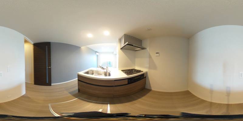 パノラマ画像キッチン