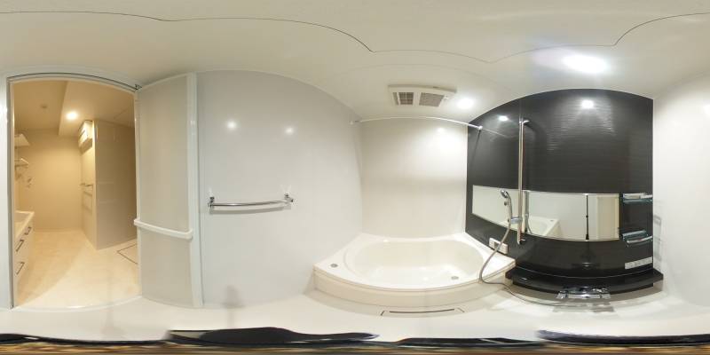 パノラマ画像バスルーム