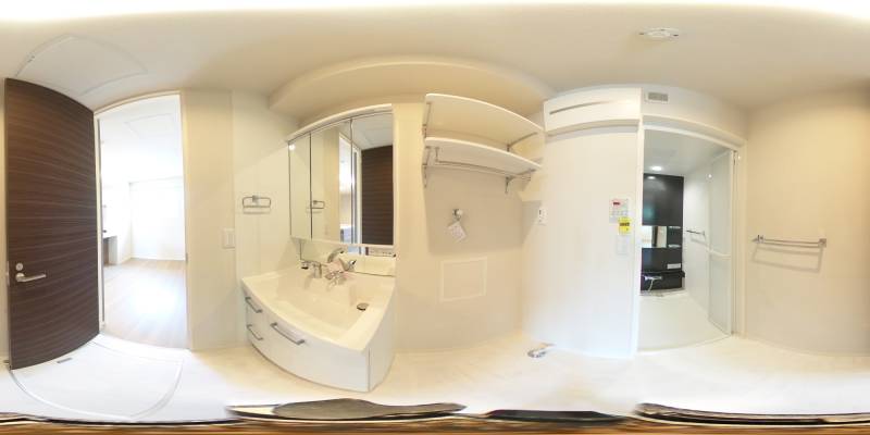 パノラマ画像洗面所