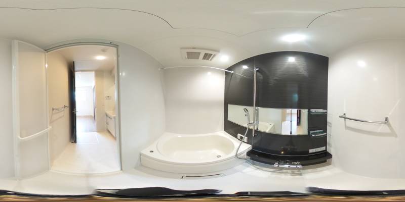 パノラマ画像バスルーム