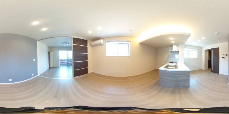 パノラマ画像リビング