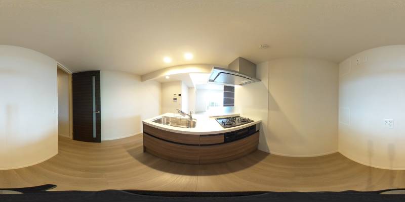 パノラマ画像キッチン