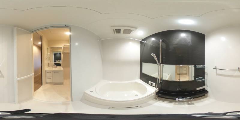 パノラマ画像バスルーム