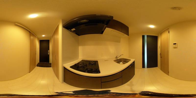 パノラマ画像キッチン