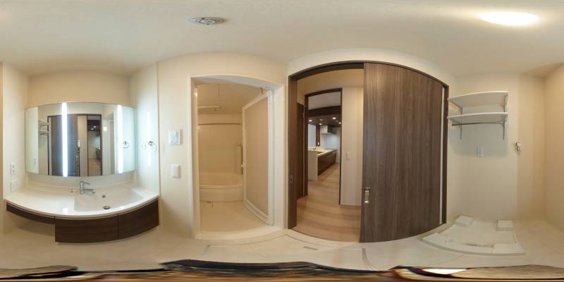 パノラマ画像洗面所