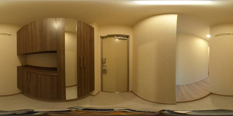 パノラマ画像玄関