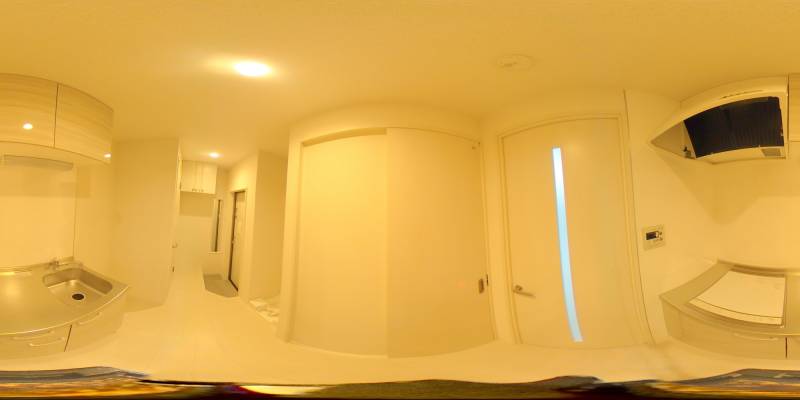 パノラマ画像キッチン