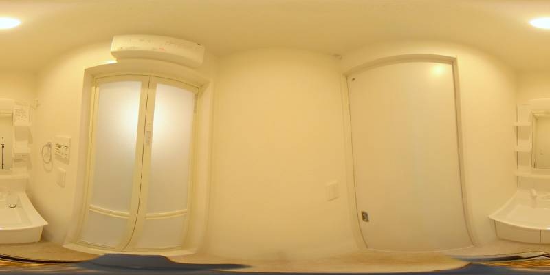 パノラマ画像洗面所