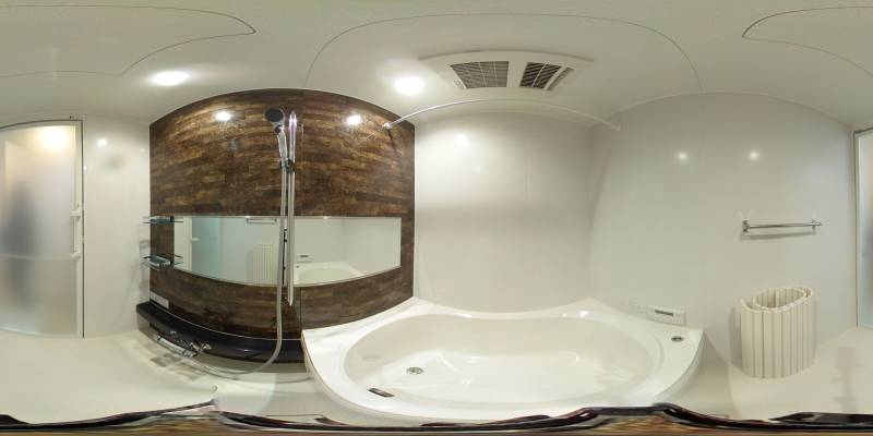 パノラマ画像バスルーム