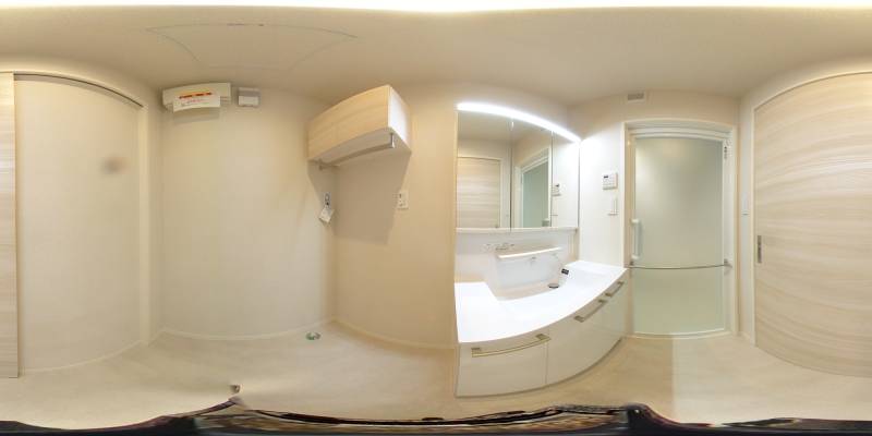 パノラマ画像洗面所