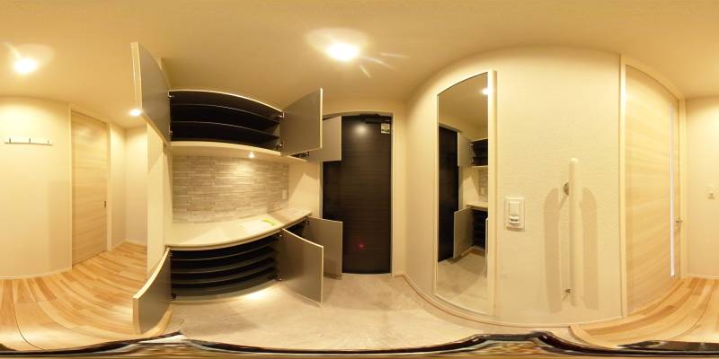 パノラマ画像玄関